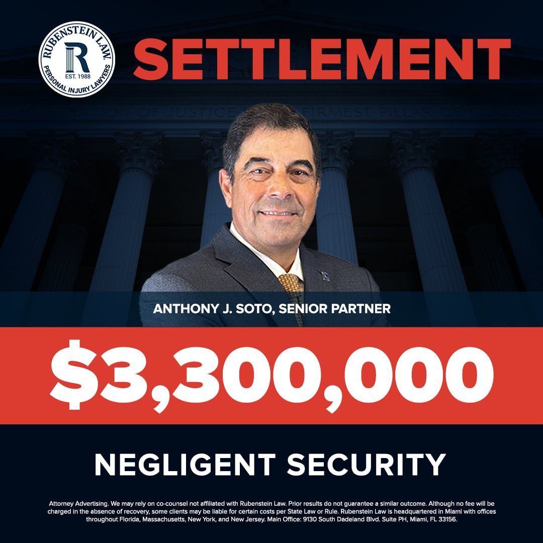 Anthony J. Soto – $3,300,000 Negligent Security Settlement