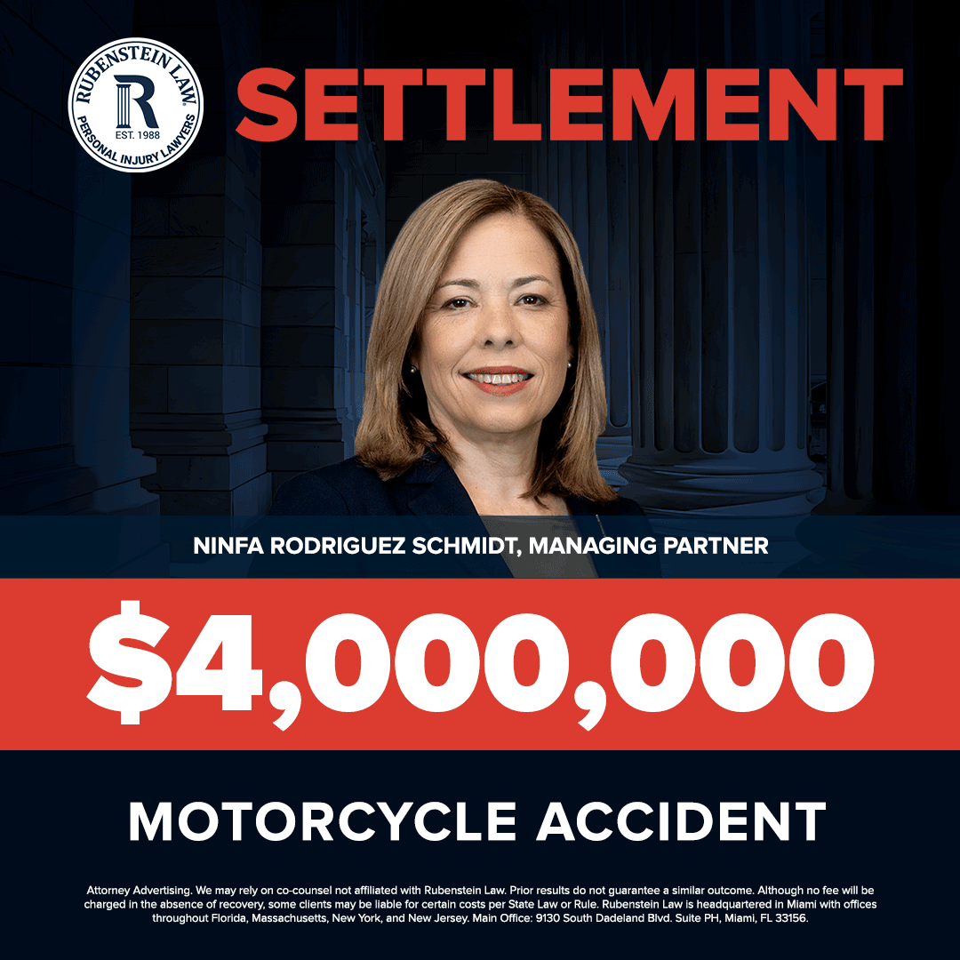 Ninfa Rodriguez Schmidt – $4,000,000 Motorcycle Accident Settlement