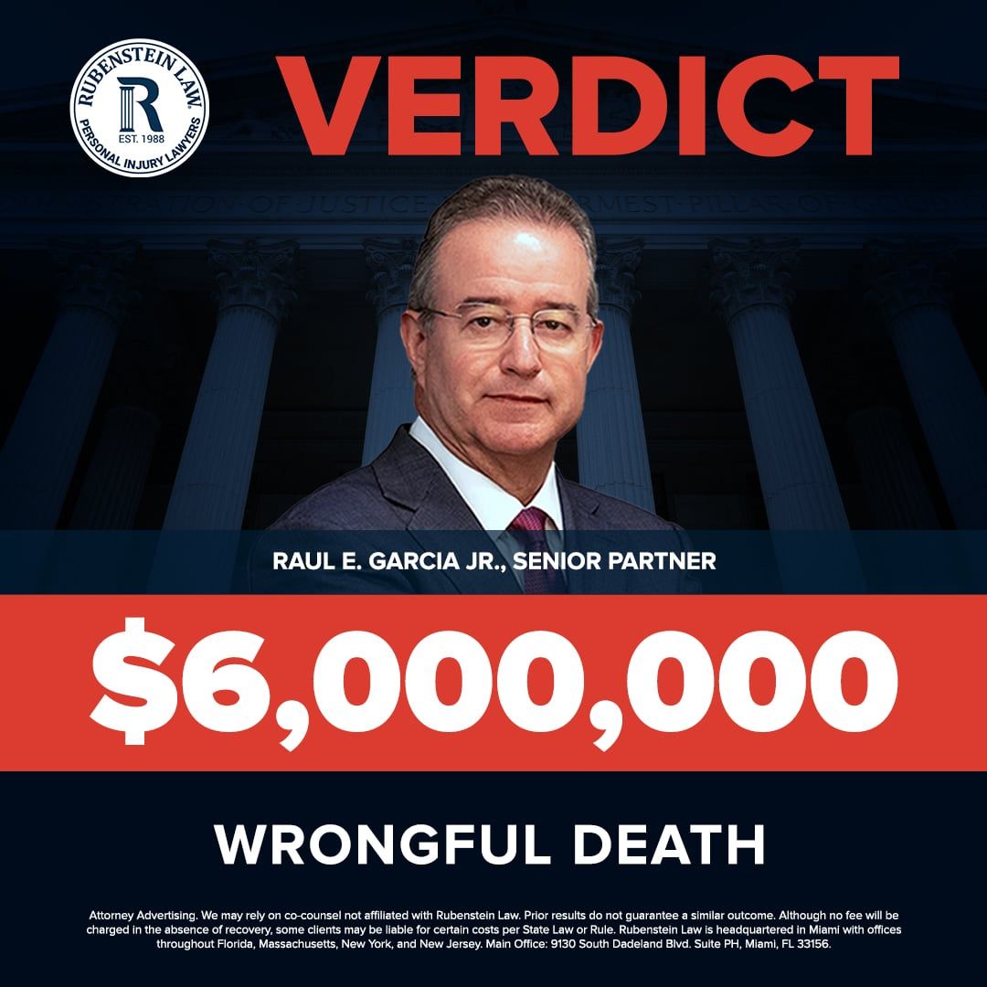 Raul E. Garcia Jr. – $6,000,000 Wrongful Death Jury Verdict