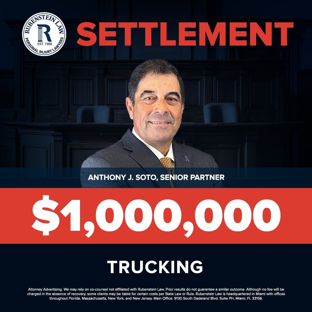 Anthony J. Soto – $1,000,000 Trucking Accident Settlement
