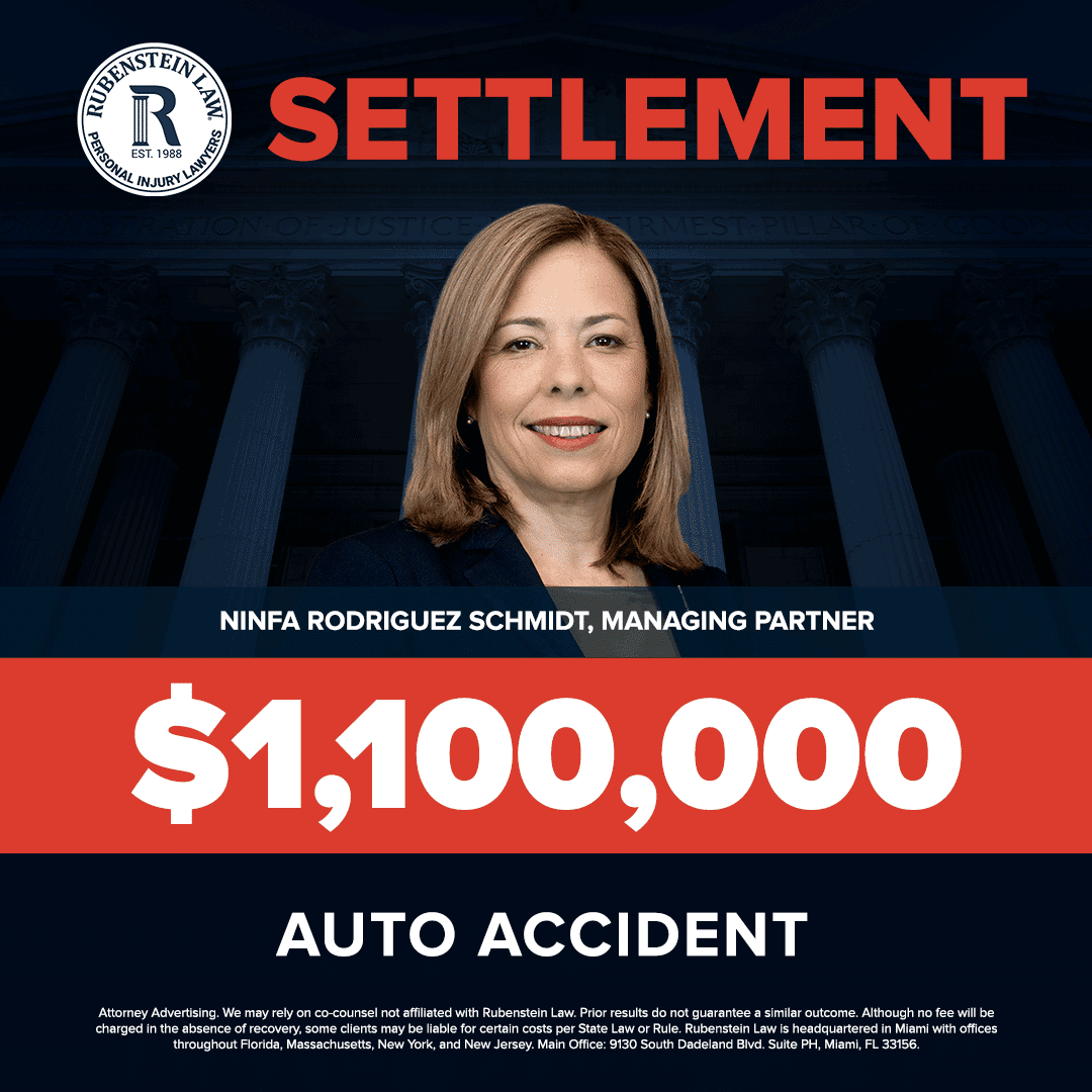 Ninfa Rodriguez Schmidt – $1,100,000 Automobile Accident Settlement