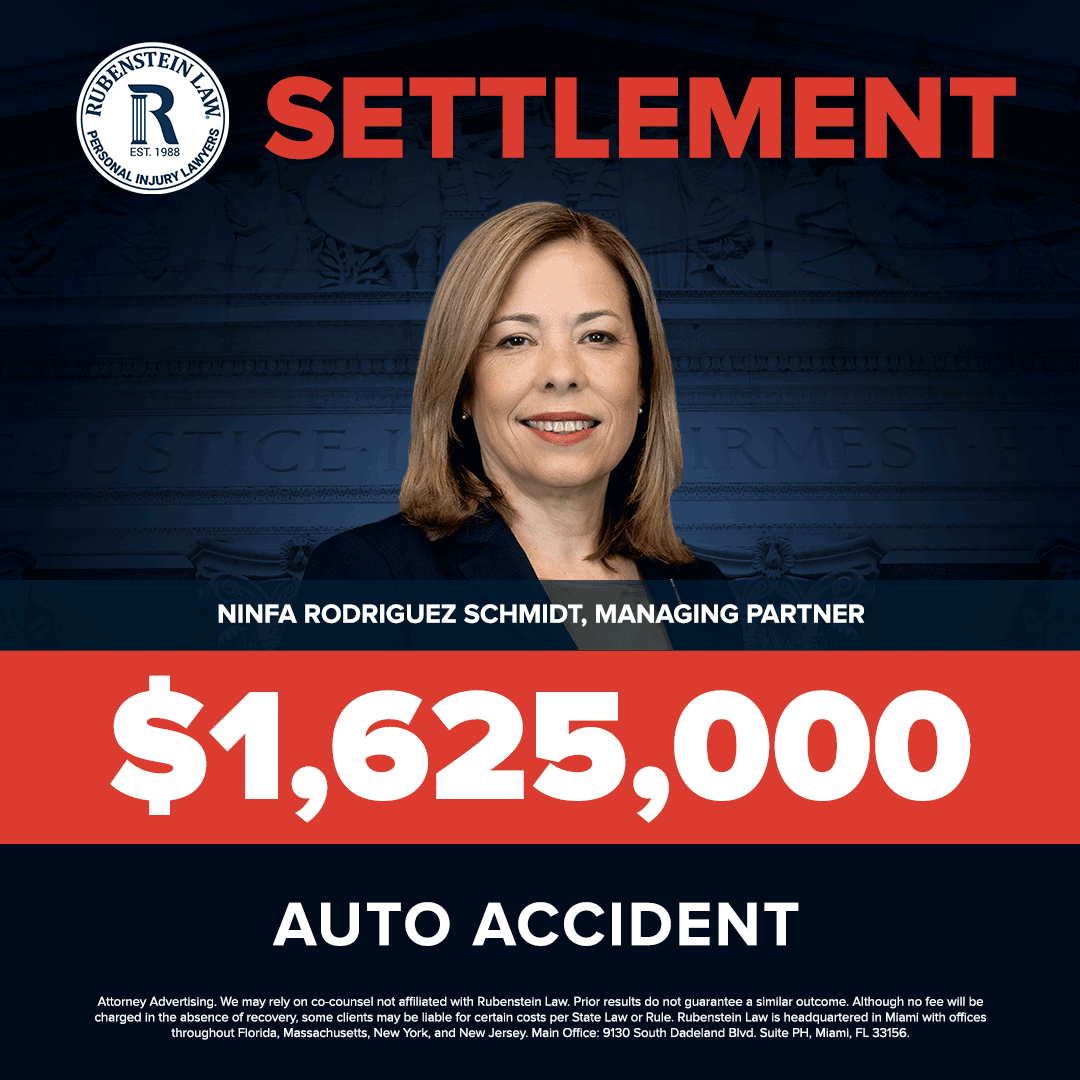 Ninfa Rodriguez Schmidt – $1,625,000 Automobile Accident Settlement