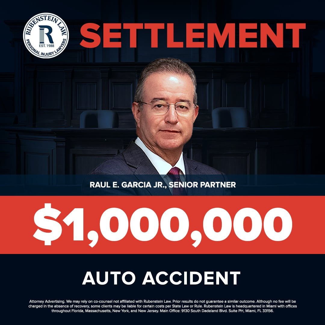 Raul E. Garcia Jr. 1000000 Automobile Accident Settlement 4707211b