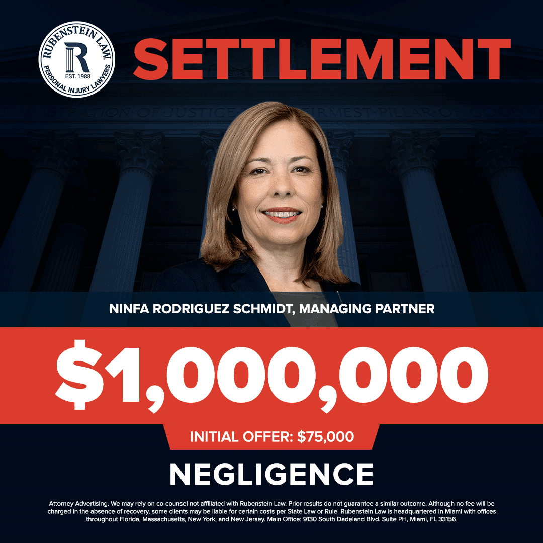 Ninfa Rodriguez Schmidt – $1,000,000 Negligence Settlement