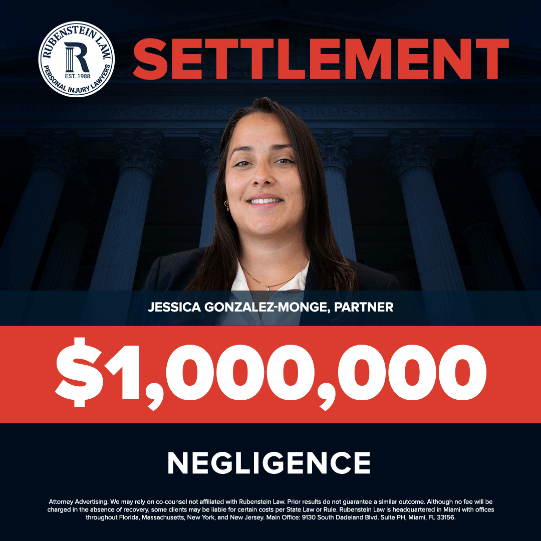 Jessica Gonzalez-Monge – $1,000,000 Negligence Settlement