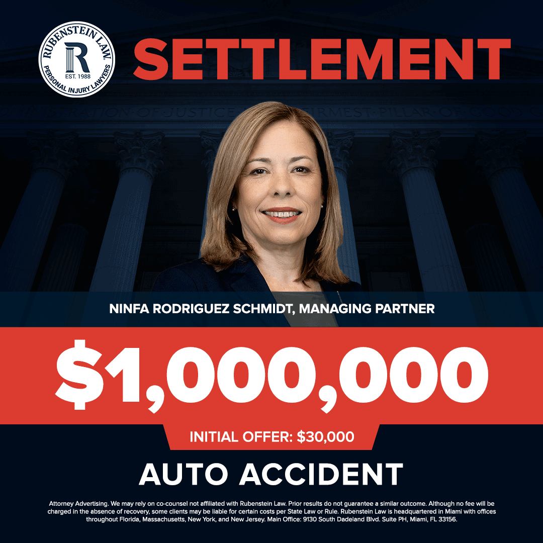 Ninfa Rodriguez Schmidt – $1,000,000 Automobile Accident Settlement