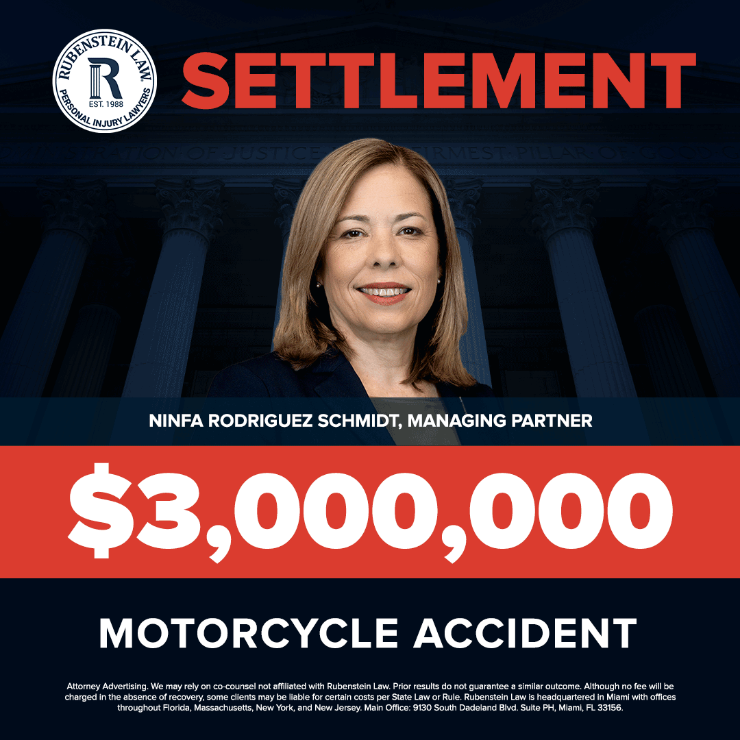 Ninfa Rodriguez Schmidt – $3,000,000 Motorcycle Accident Settlement