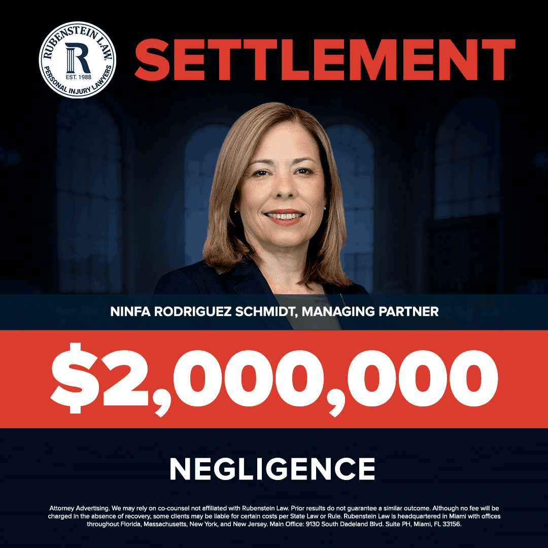 Ninfa Rodriguez Schmidt – $2,000,000 Negligence Settlement