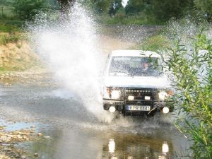 Sinking Car