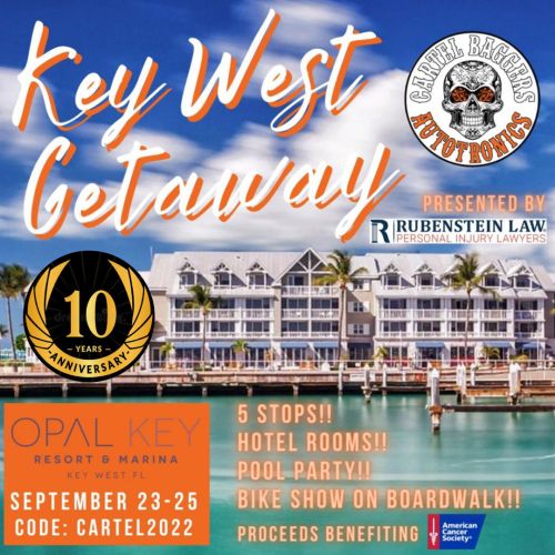 Key West Getaway Flyer showing the marina